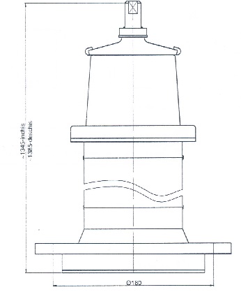 Vana hidrant DN100 inalta