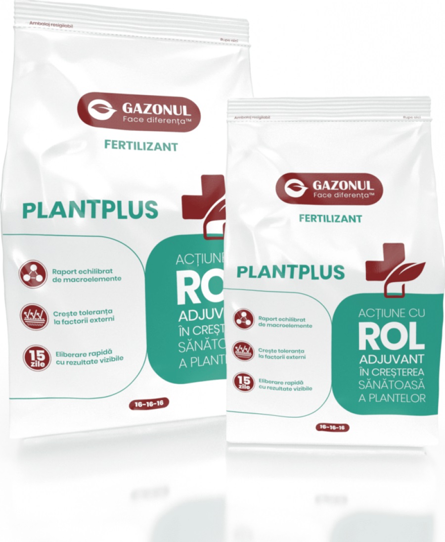 ngrasamant Gazonul Plantplus NPK 16-16-16 la 6kg