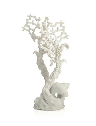 Decoratiune coral alb mare