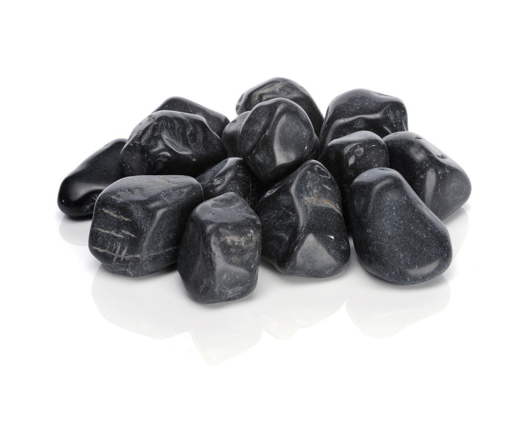46054 Set pietricele decorative din marmura negre