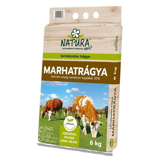 Ingrasamant Organic de Grajd de Vaca 6 kg Natura