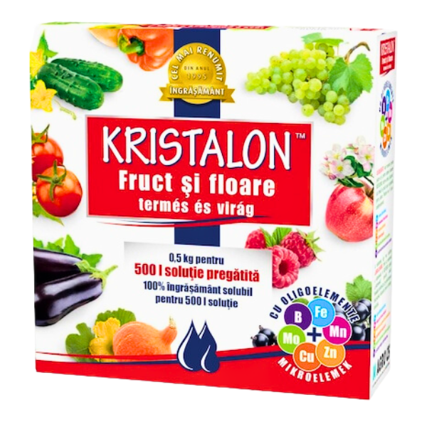 Ingrasamant Kristalon pentru Fruct si floare, 0.5 kg