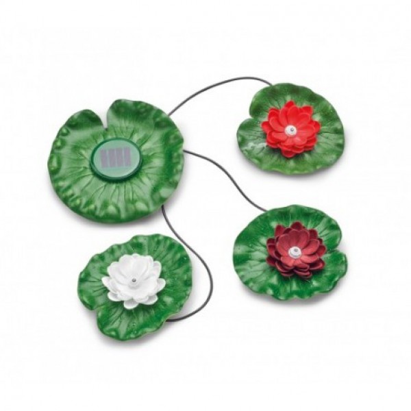 Set iluminare cu nuferi PONTEC Pondosolar Lily led set3